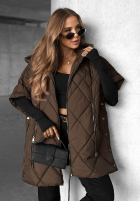 Prošívaná Vesta oversize Daily Comfort černá