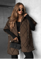 Prošívaná Vesta oversize Daily Comfort černá