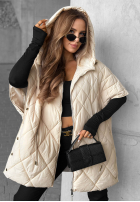 Prošívaná Vesta oversize Daily Comfort černá