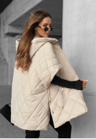 Prošívaná Vesta oversize Daily Comfort černá