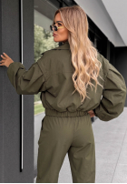 Krótki Kabát Meet Me khaki