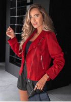 Bunda Ramoneska Savage Red