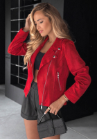 Bunda Ramoneska Savage Red