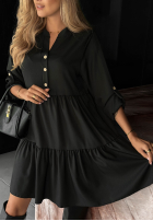 Šaty oversize z falbanka Modern Charm béžová