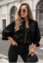 Bunda napoleonka Elegant Force černá