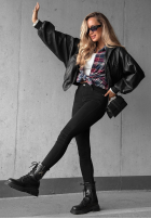 Kalhoty džínové  skinny Denim Vibes černé