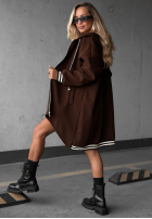 Długa Mikina oversize s kapucí Cozy Hour černá