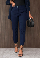 Eleganckie Kalhoty Cigaretky  Runway Ready černé