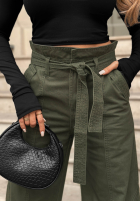 Kalhoty džínové  mom fit Honey Light khaki