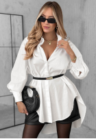 Asymetryczna Košile z kołnierzem Soft Darling khaki