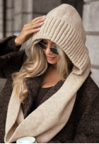 Nákrčník balaclava z wiązaniem Frosty Charm ecru