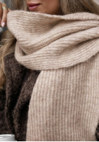 Čepice z wełną merino Snowfall Charm béžová