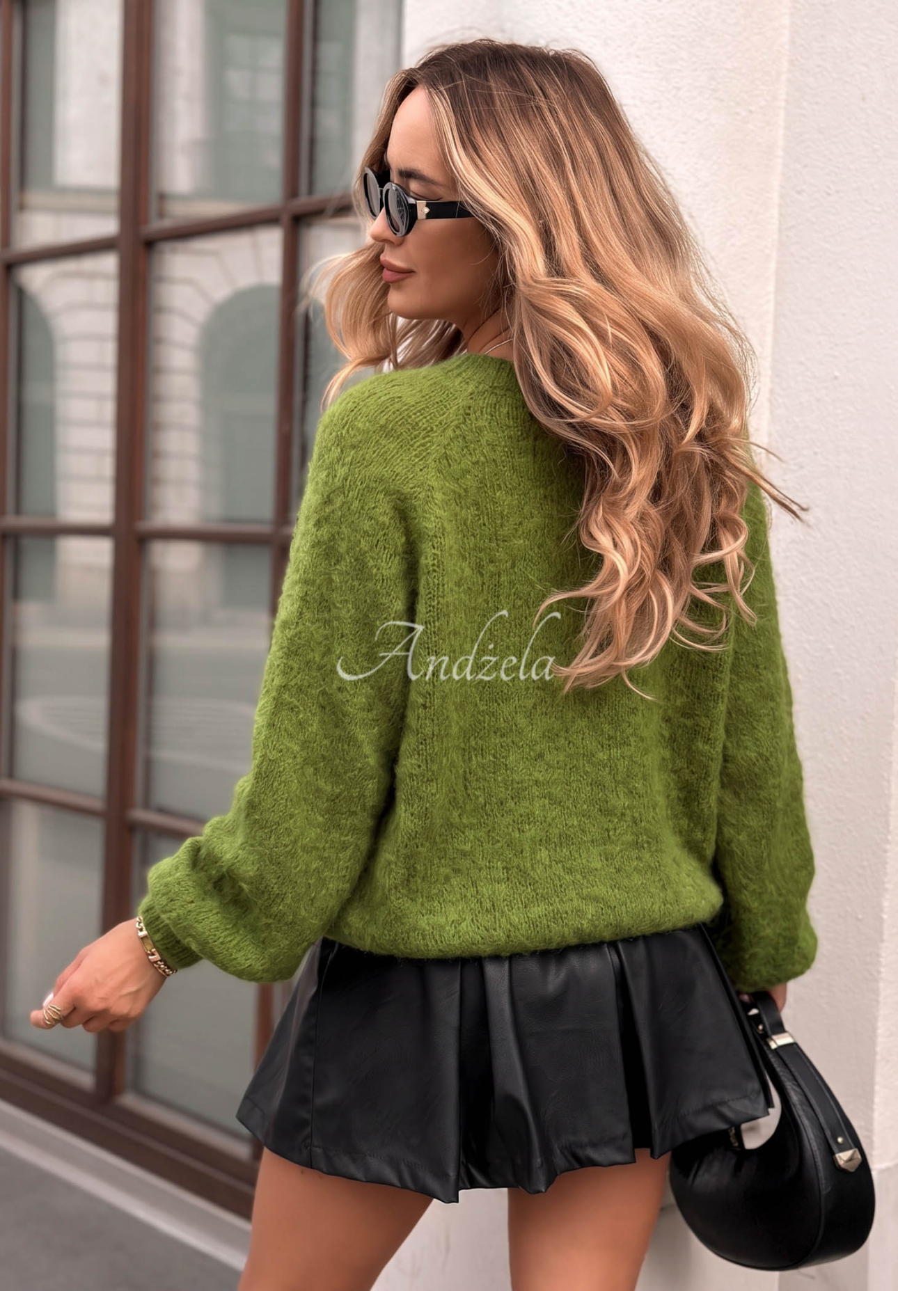 Mohérový svetr Cloud Darling khaki