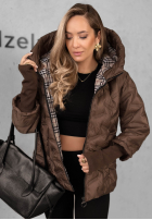 Prošívaná Bunda s kapucí Autumn Edge černá