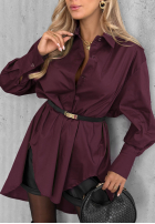 Asymetryczna Košile z kołnierzem Soft Darling khaki