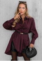 Asymetryczna Košile z kołnierzem Soft Darling khaki