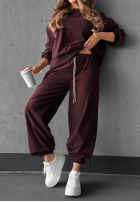 Sztruksowy Tepláková souprava z wiskozy Endless Comfort borůvkový