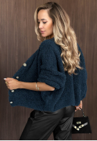 Krótki karidgan z zapięciem Rainy Caramel velbloudí