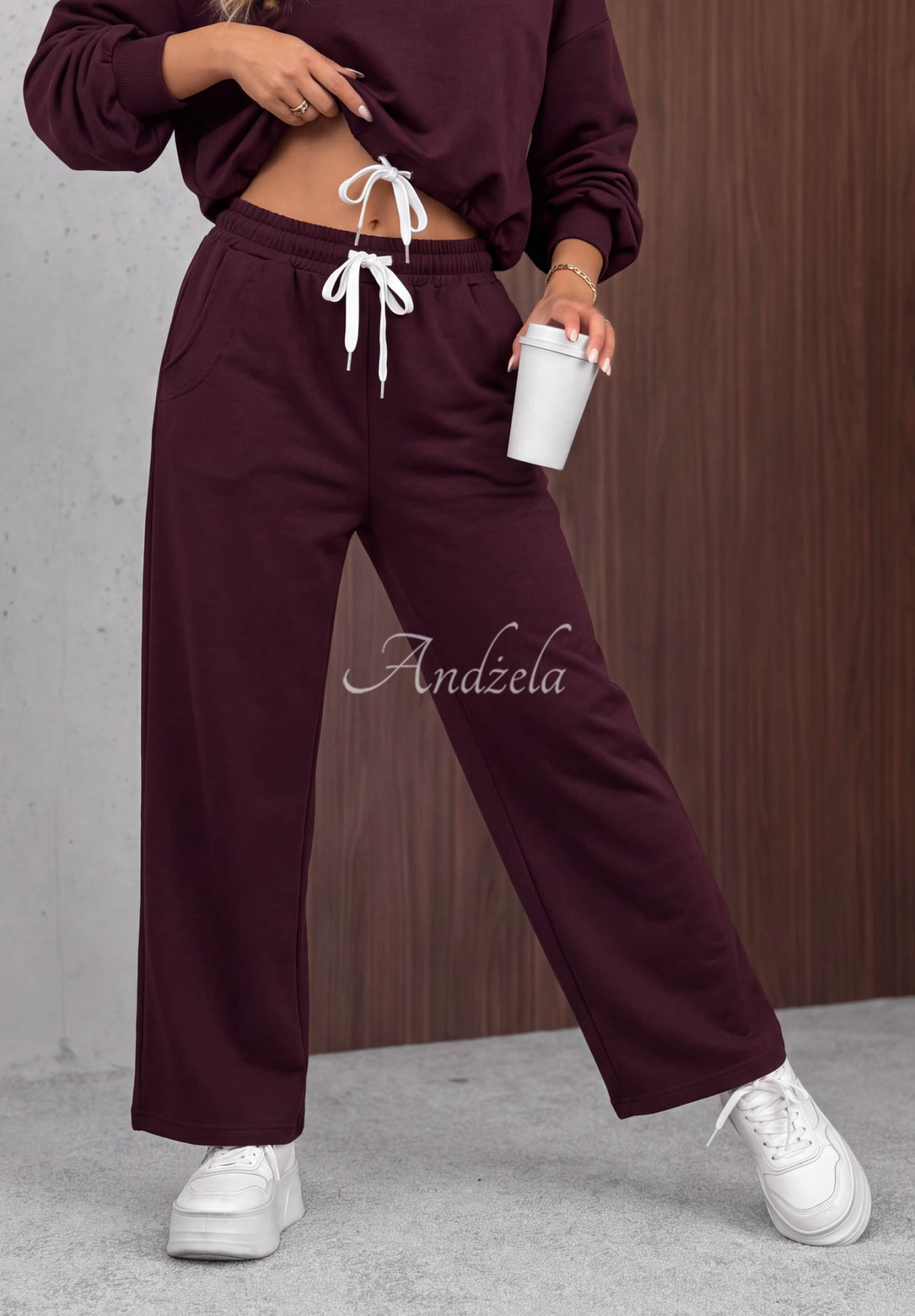 Viskózová tepláková souprava Berry Cute borůvkový