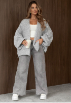 Svetr kardigan oversize bez zapięcia Candle Nights khaki