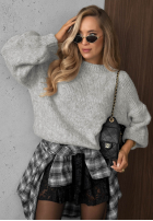 Miękki Svetr oversize Cloud Babe oranžový