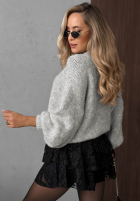 Miękki Svetr oversize Cloud Babe oranžový
