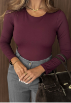 Body longsleeve Soft Reset čokoládové