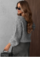 Sukně maxi z koronką Subtle Lace čokoládová