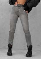 Kalhoty džínové  skinny Pretty Basic šedé