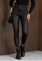 Sztruksowe Kalhoty mom fit Same Story černé