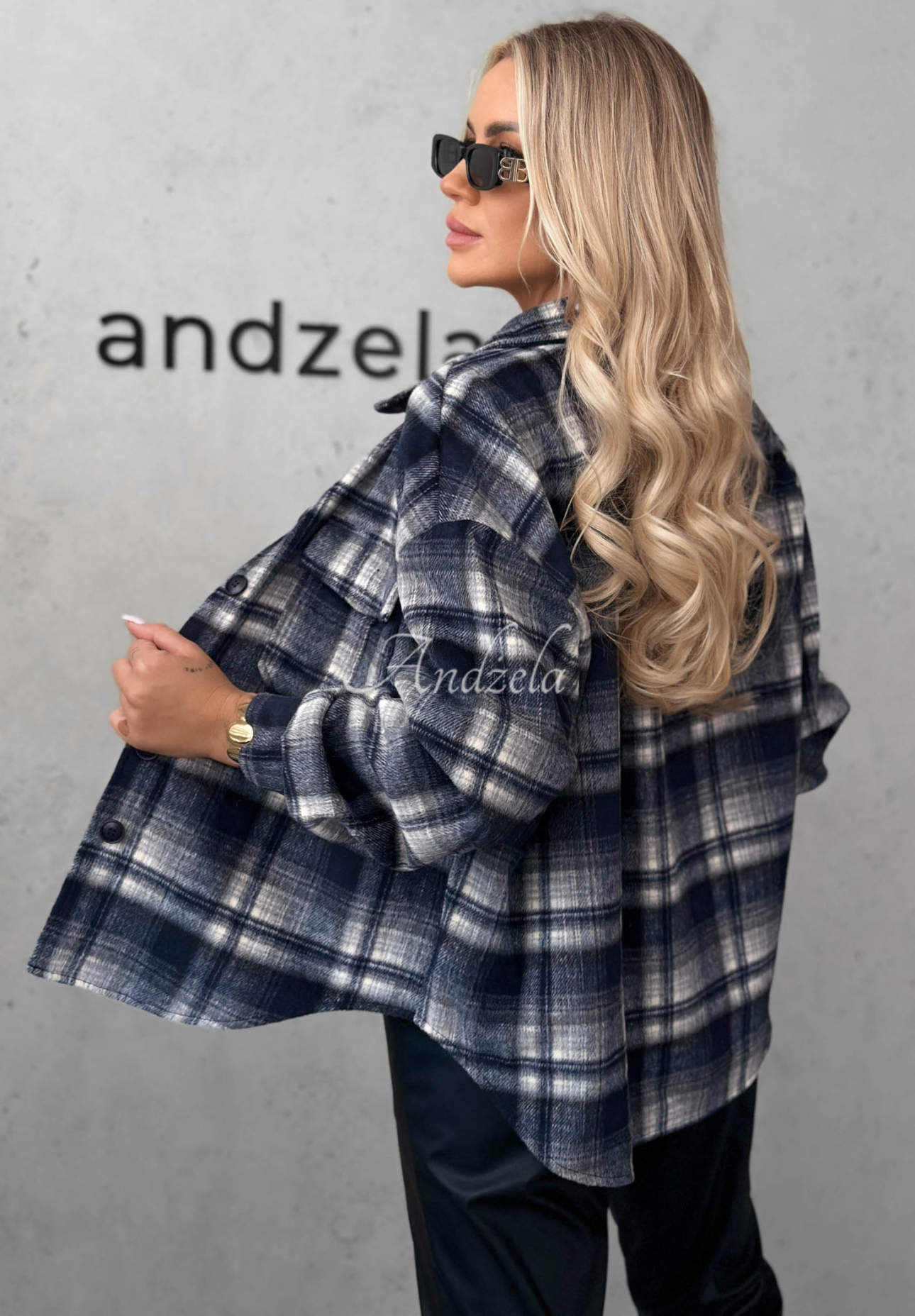 Károvaná košile s vlnou Maple Plaid granátová