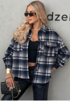 Košile z kołnierzem w kratę Maple Plaid granátová