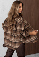 Košile z kołnierzem w kratę Maple Plaid granátová