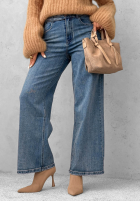 Kalhoty džínové  wide leg Cozy Streets modré