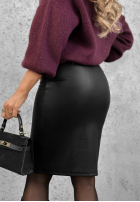 Skórzana Sukně mini Secret Look černá
