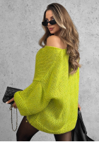 Svetr oversize Gentle Cuddle čokoládový