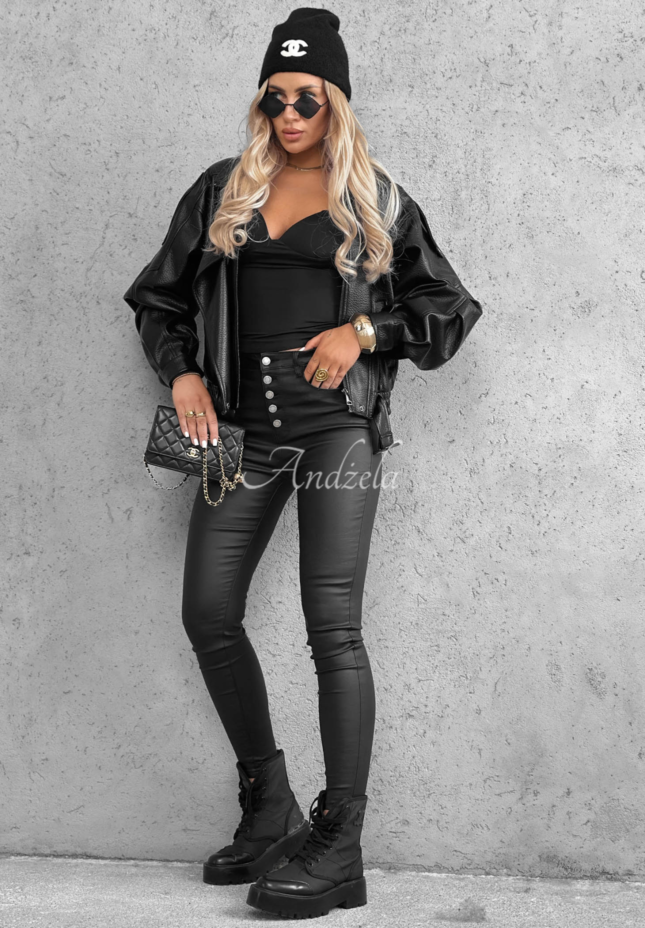 Voskované kalhoty s knoflíky No Worries čokoládové