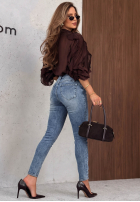 Kalhoty džínové  skinny Break Rules modré