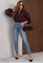 Kalhoty džínové  skinny Break Rules modré