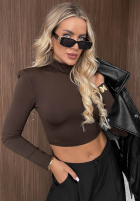 Krátká Halenka longsleeve Sassy Muse černá