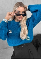 Miękki Svetr oversize Cloud Babe oranžový