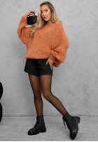 Miękki Svetr oversize Sugar Babe béžový