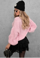 Miękki Svetr oversize Cloud Babe oranžový
