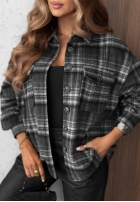 Košile z kołnierzem w kratę Maple Plaid granátová
