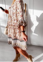 Sukienka Boho Beige