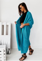 Sweter Kardigan Moi Turquoise