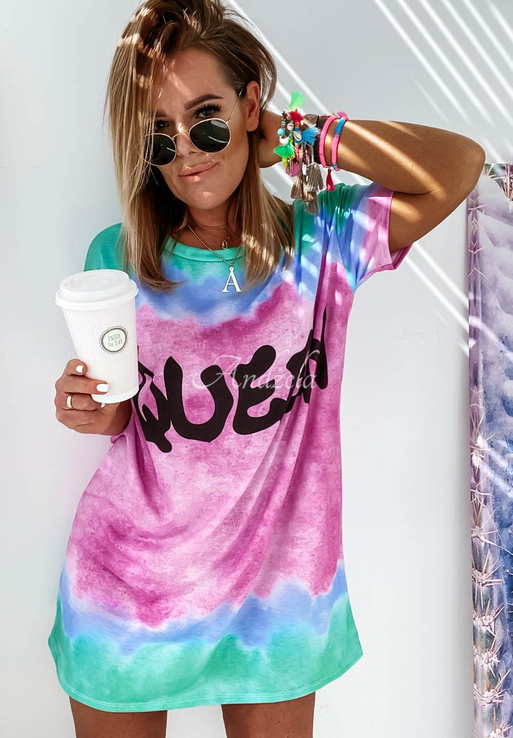 Šaty Tunika Queen Ombre růžová